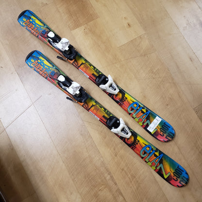 elan Pinball Skis w/ Salomon C5 Bindings