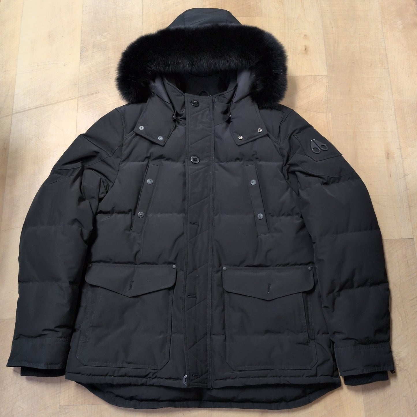 Moose Knuckles Fur Hooded Parka