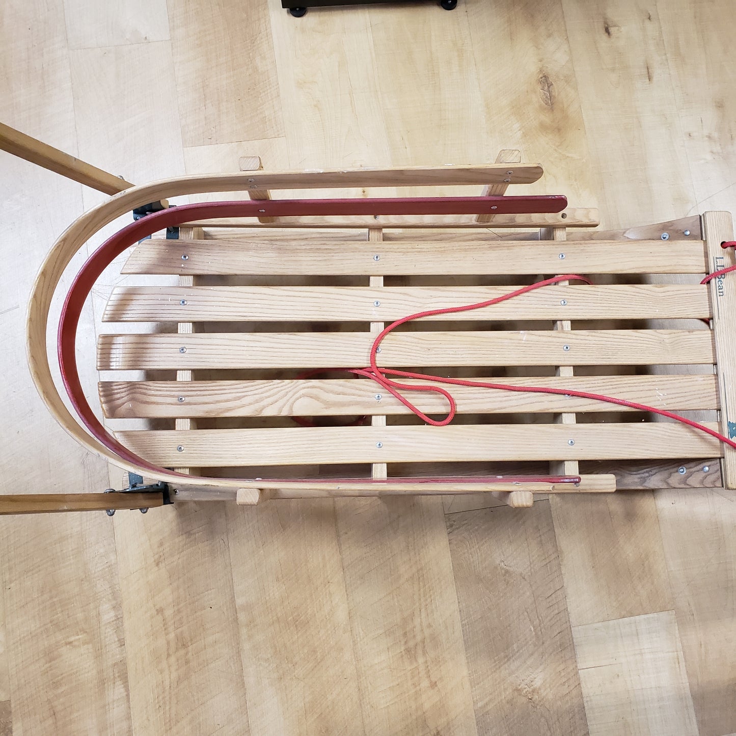 LL Bean Pull Sled w/Push Handle