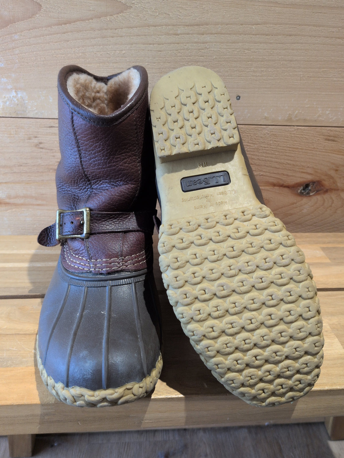 LLBean Shearling Lined Bean Boot