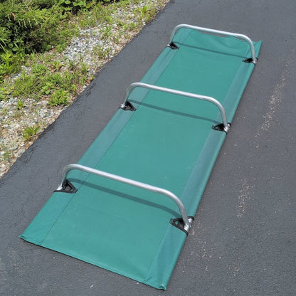 Folding Canvas/Metal Camp Cot (74"x23")