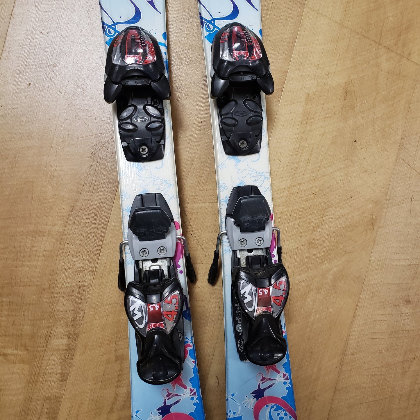 K2 Luv Bug Marker 4.5 Bindings Skis