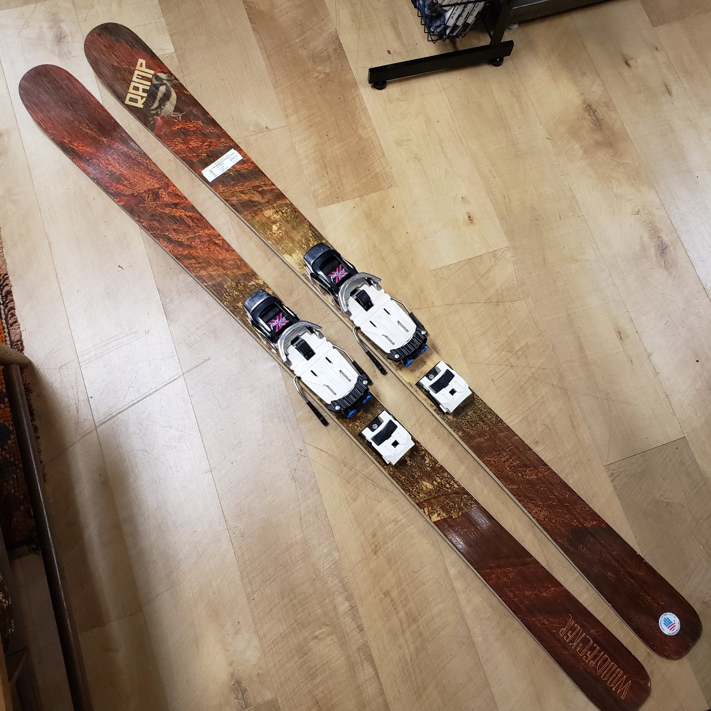 RAMP Woodpecker Telemark Skis w/ Rottefella Freeride NTN Bindings