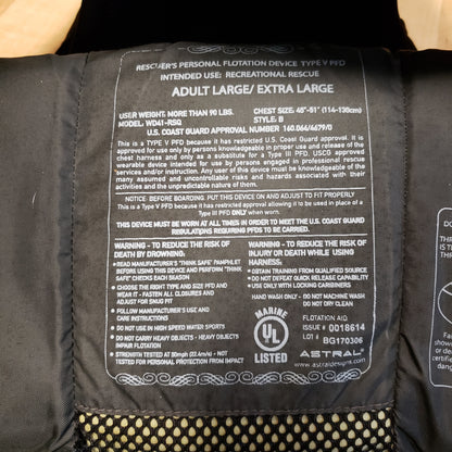 Astral Green Jacket Adult Rescue PFD