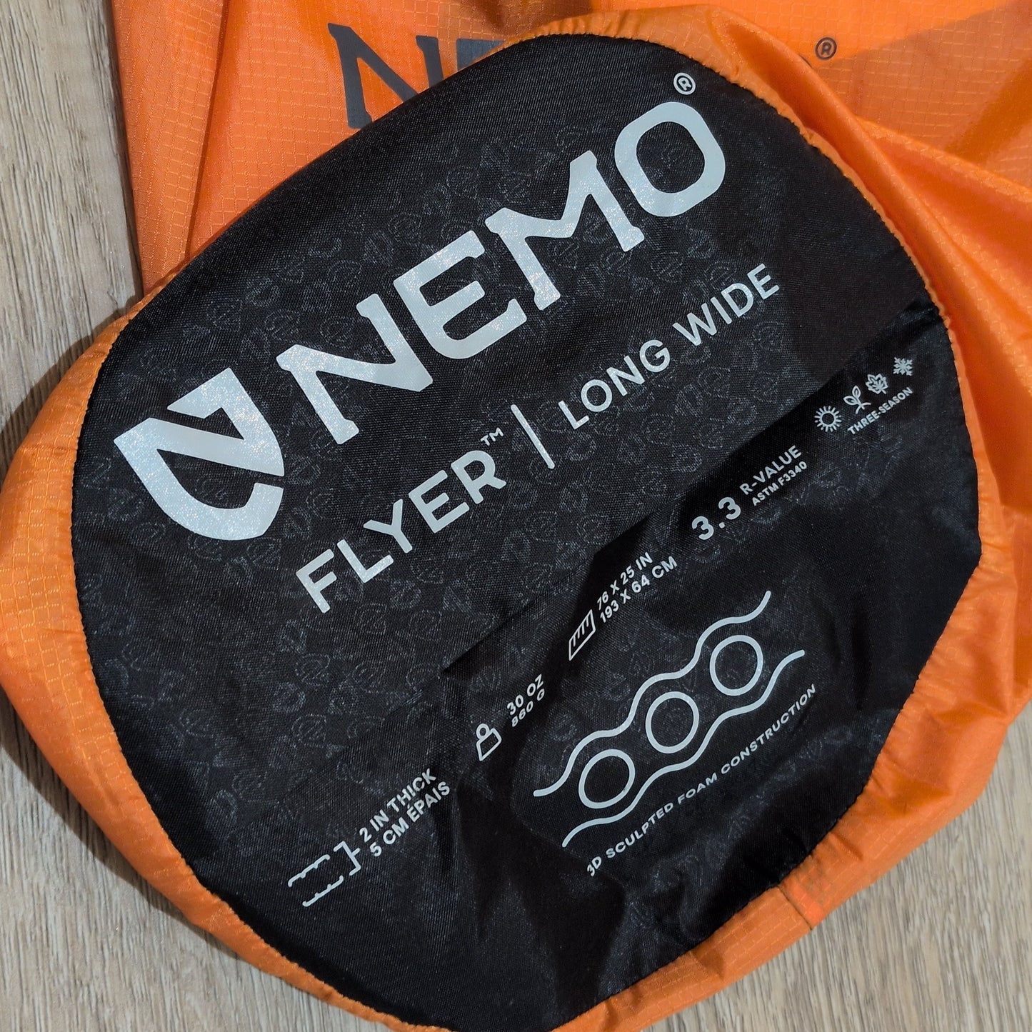 Nemo Flyer Sleeping Pad (76"x25"x2")