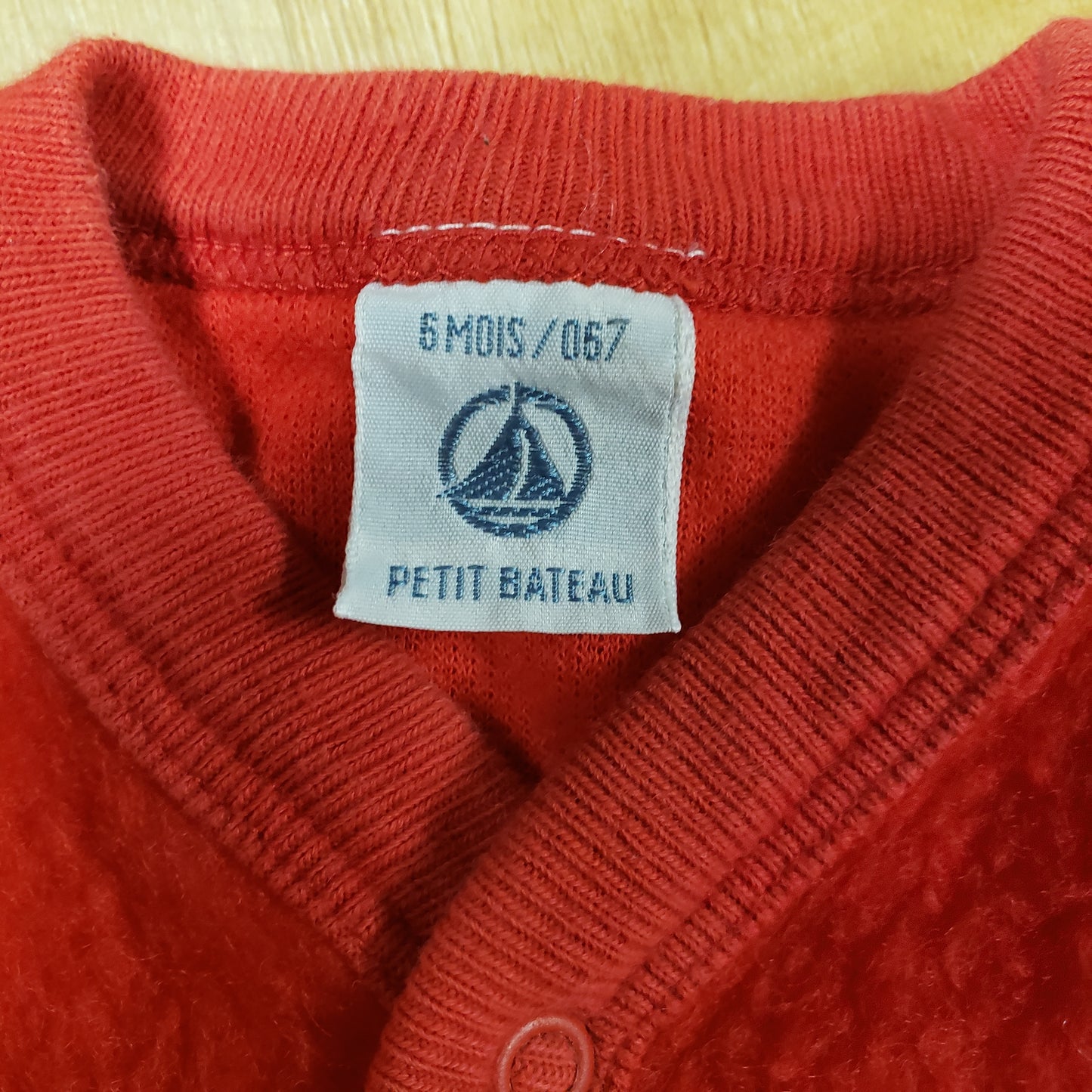 Petit Bateau Fleece Onesie