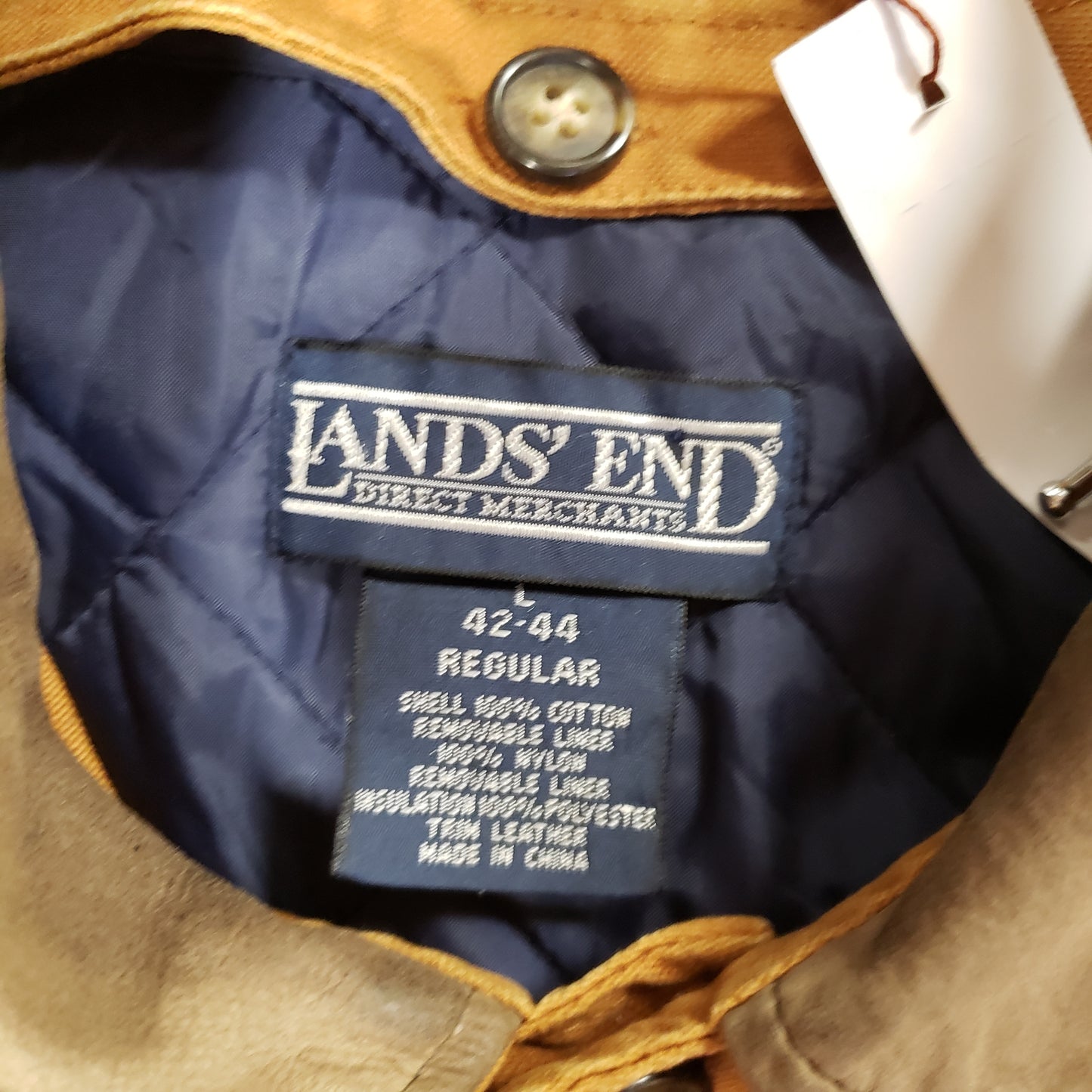 Lands End Quilted Lined Barn Coat