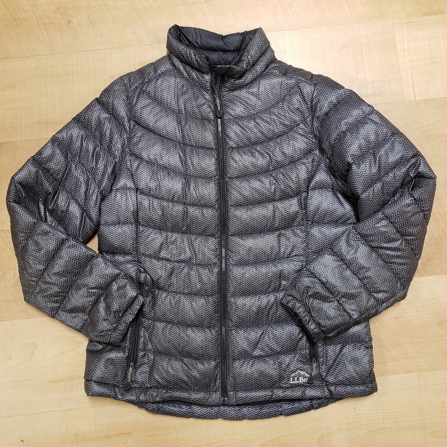 LL Bean Down Printed Jacket