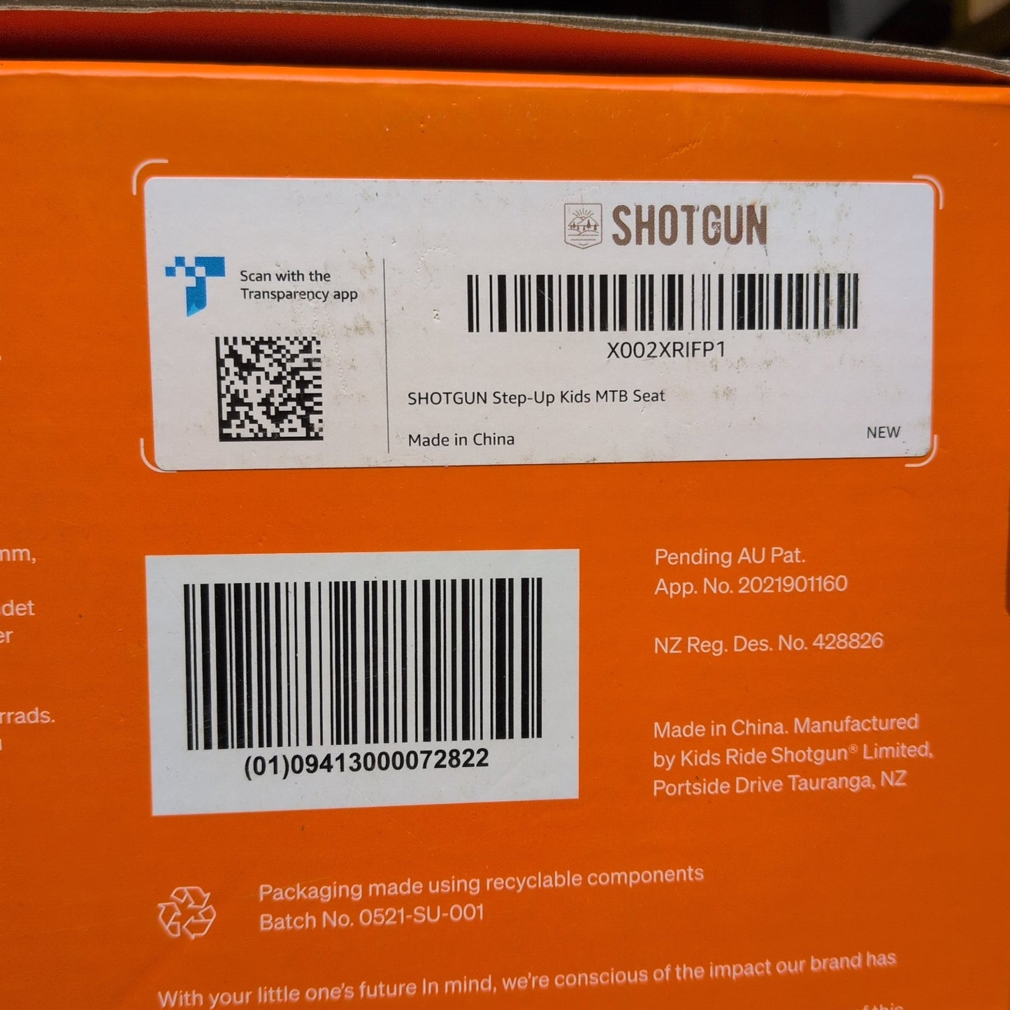 ShotGun Pro Seat w/ Handlebars & Fender