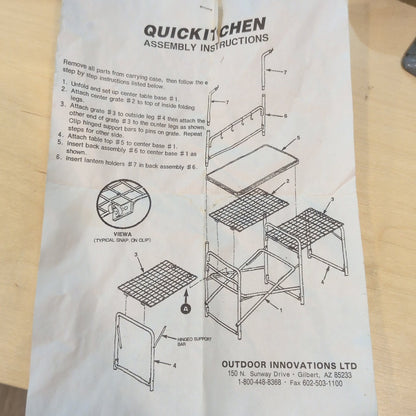 Outdoor Innovations Quick Kitchen