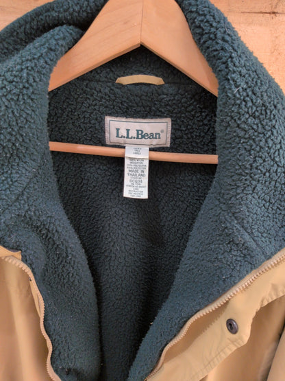 LLBean Vintage Fleece Lined Gore-Tex Coat