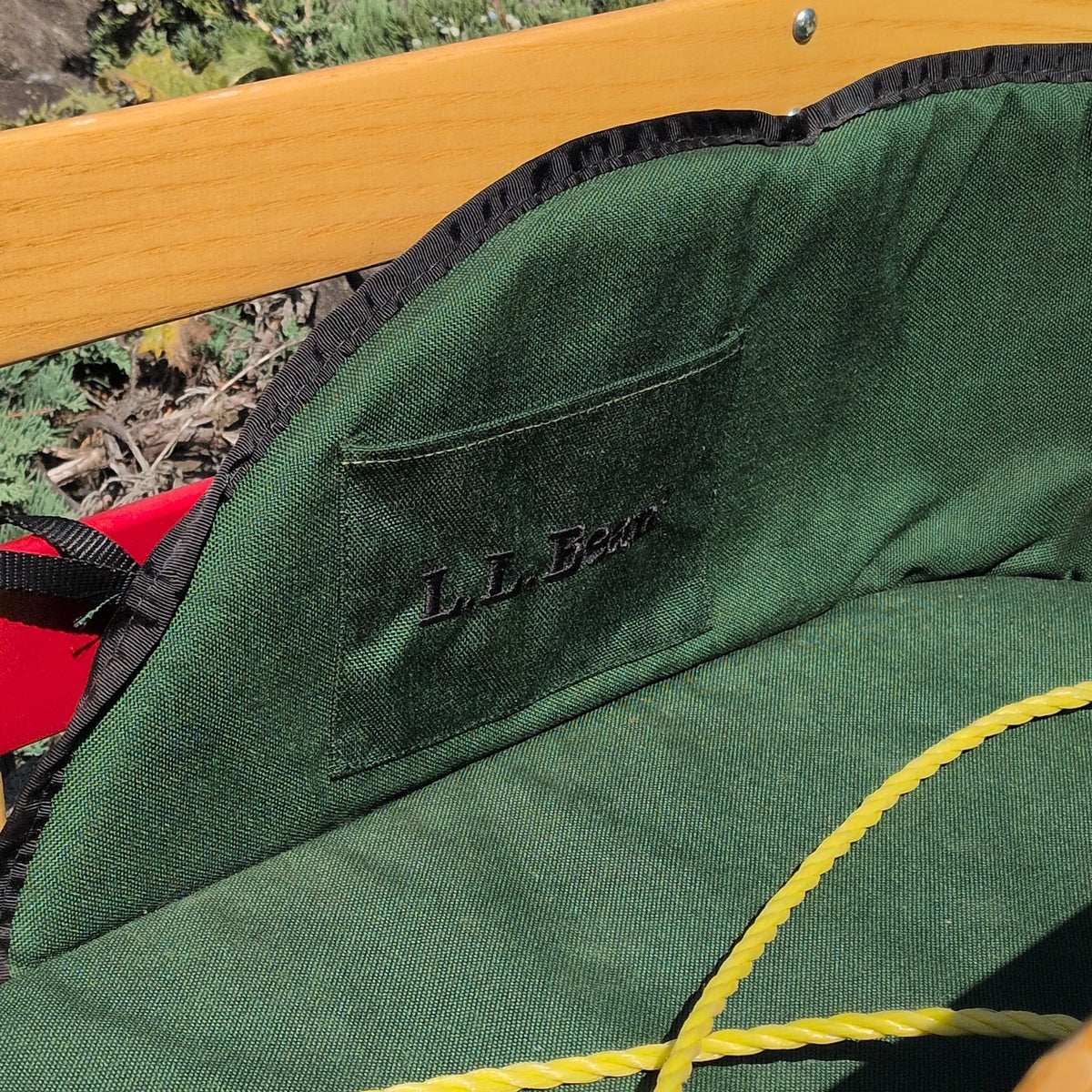 LLBean Pull Sled & Cushion Set