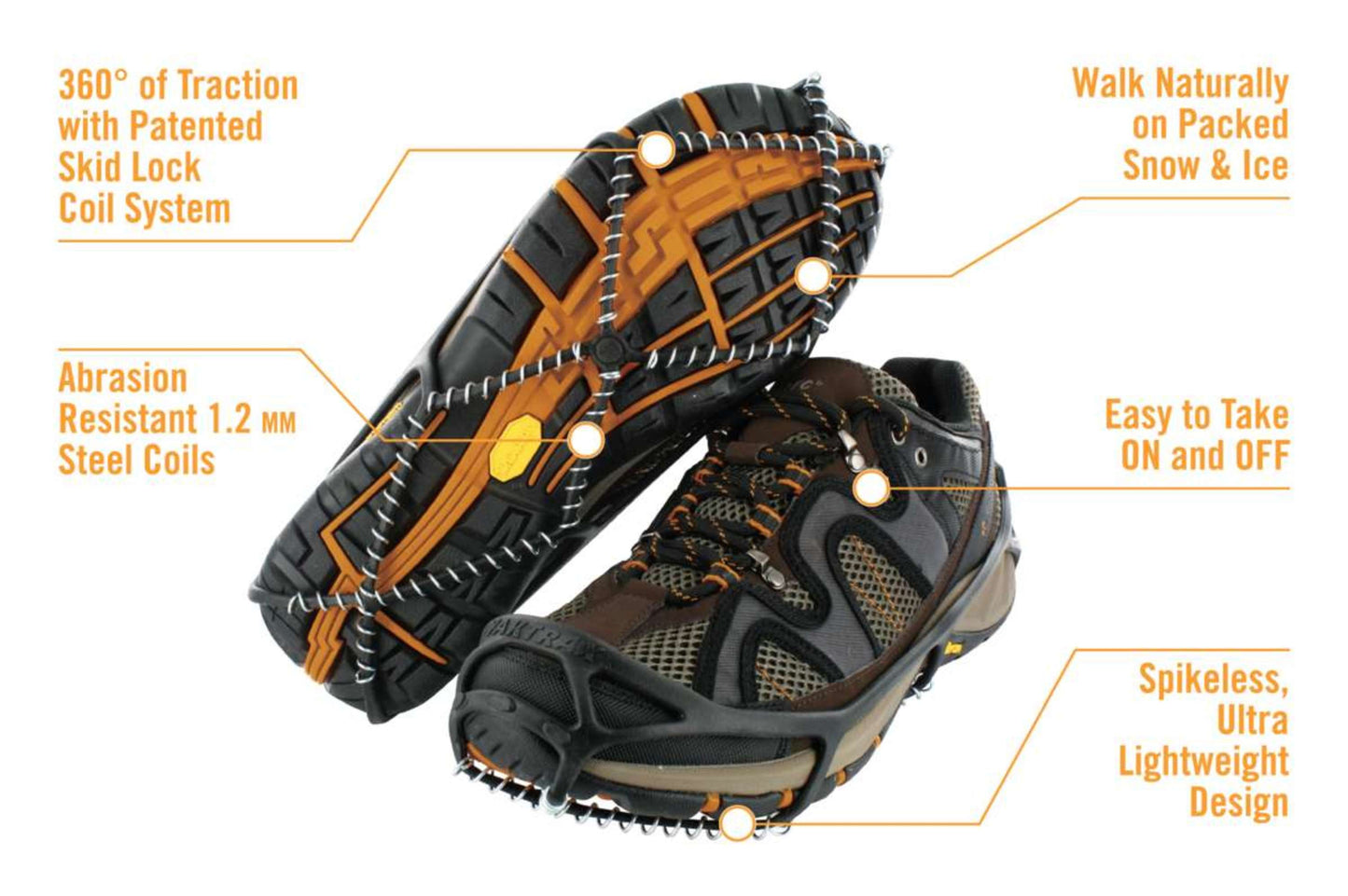 Yaktrax Walk Traction Cleats Extra Small