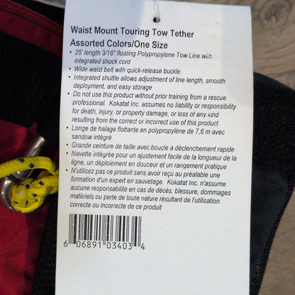 Kokatat Waist Mount Touring Tow Tether NEW