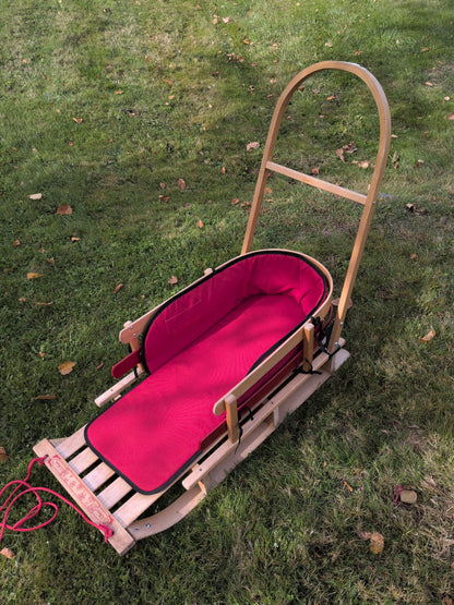 LLBean Pull Sled/Cushion Set w/ Push Handle